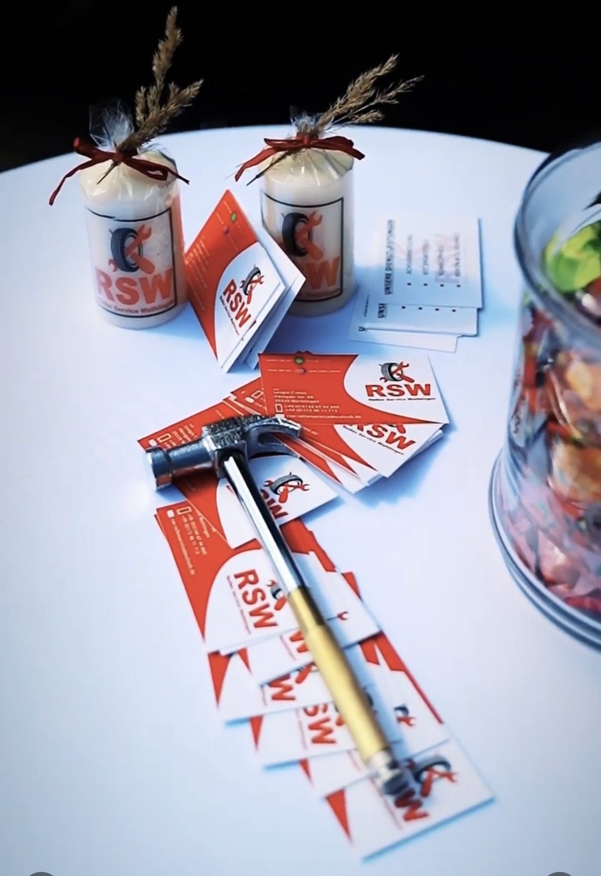 Visitenkarten und Branding von RSW