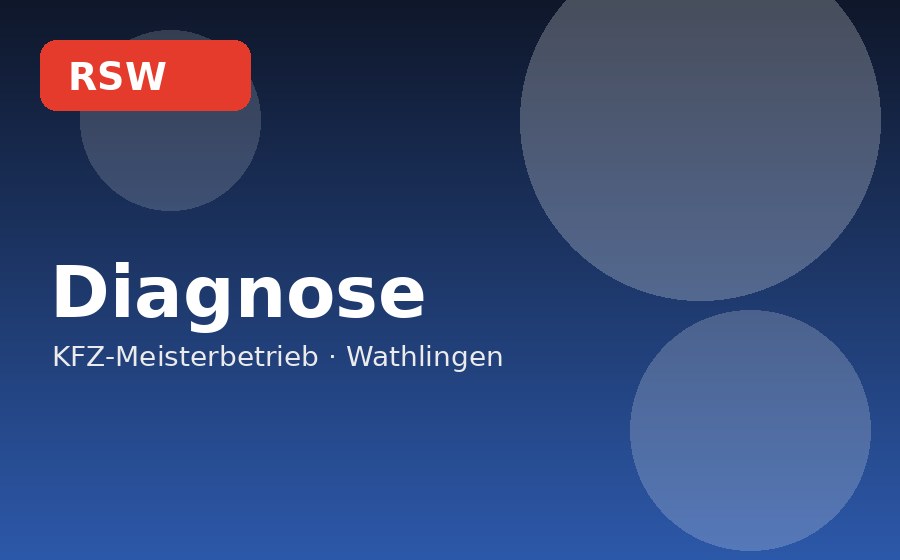 Visual für Fahrzeugdiagnose