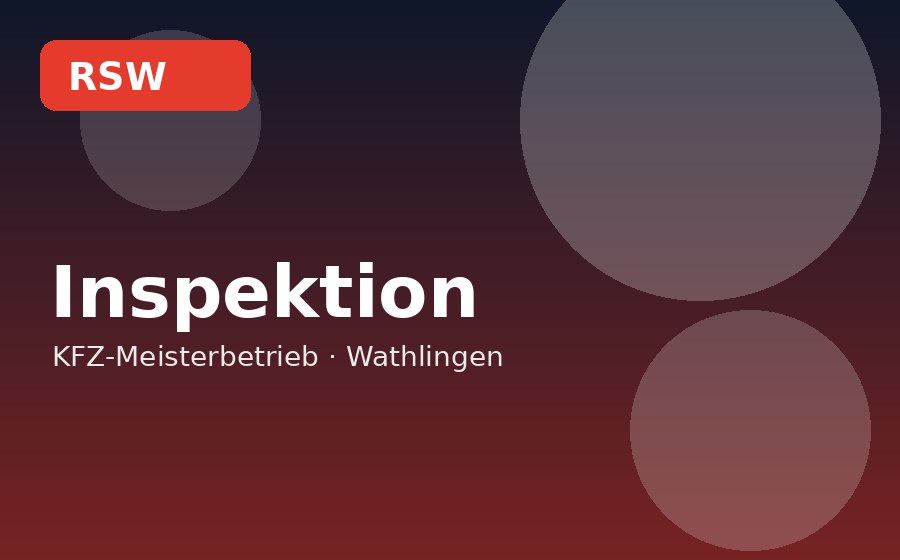 Visual für Inspektion
